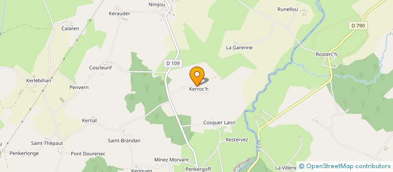 localisation de l'entreprise LE REFUGE DES OUBLIES à LANGONNET