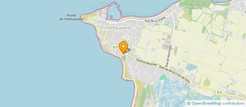 localisation de l'entreprise LE REFUGE DU PORT à NOIRMOUTIER-EN-L'ILE