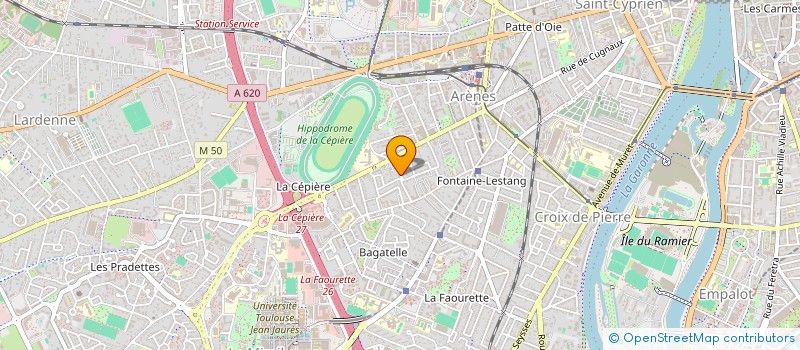 localisation de l'entreprise LE REFUGE - EGLISE MISSIONNAIRE  TOULOUSE