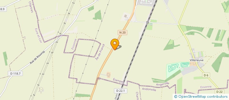 localisation de l'entreprise LE REFUGE EQUESTRIA à ANGERVILLE