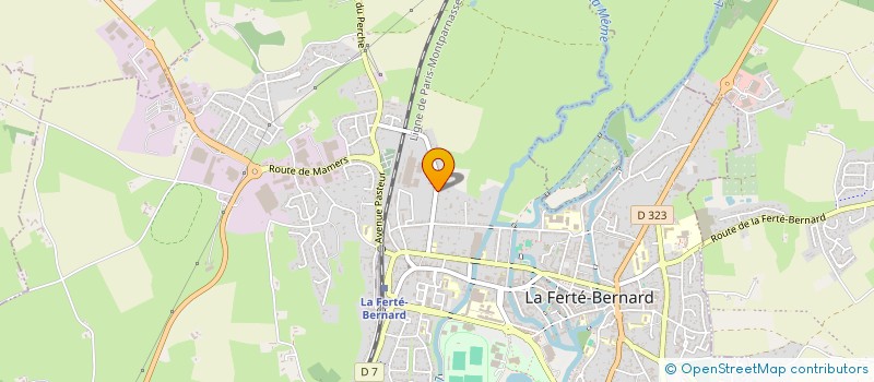 localisation de l'entreprise LE REG'ART  LA FERTE-BERNARD