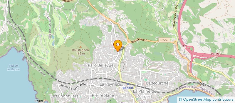 localisation de l'entreprise LE REGAIN  BANDOL