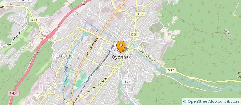 localisation de l'entreprise LE REGAL 01 à OYONNAX