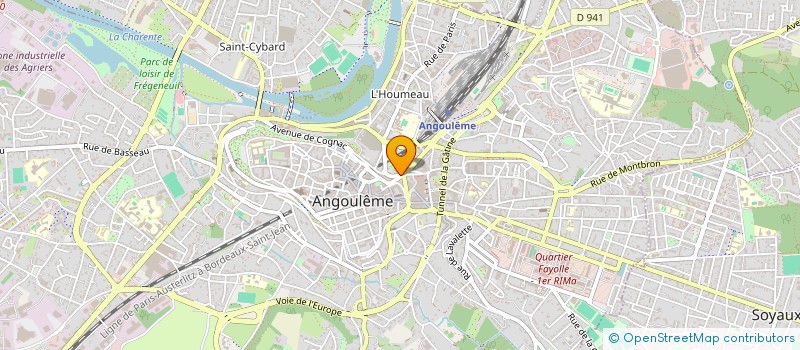 localisation de l'entreprise LE REGAL 78 à ANGOULEME