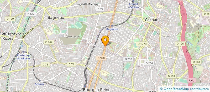 localisation de l'entreprise LE REGAL  BAGNEUX