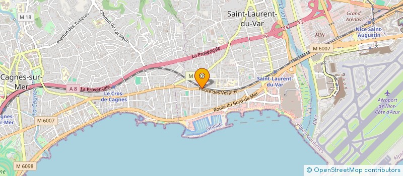 localisation de l'entreprise LE REGAL  SAINT-LAURENT-DU-VAR