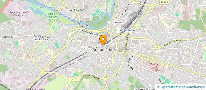 localisation de l'entreprise LE REGAL COIFFE à ANGOULEME
