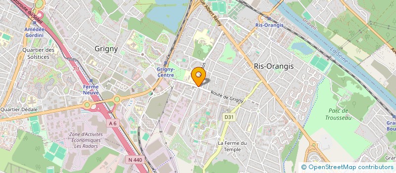 localisation de l'entreprise LE REGAL D AFRIQUE à RIS-ORANGIS