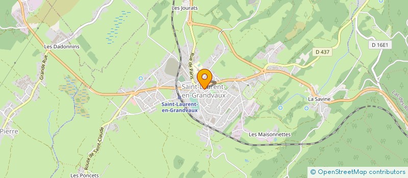 localisation de l'entreprise LE REGAL DU GRANDVAUX à SAINT-LAURENT-EN-GRANDVAUX