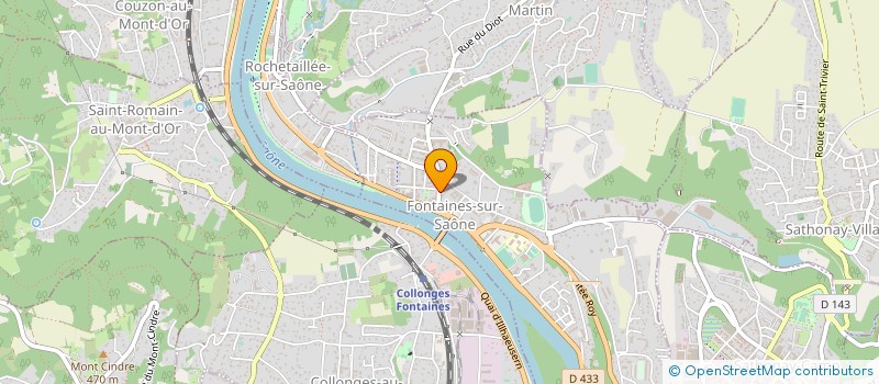 localisation de l'entreprise LE REGAL DU PALAIS à FONTAINES-SUR-SAONE