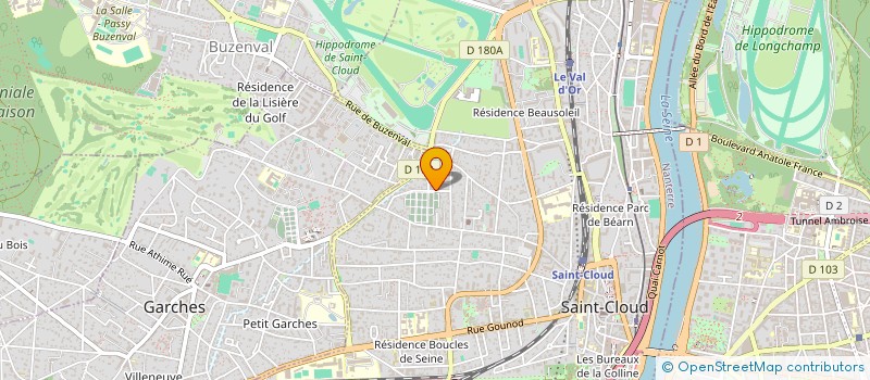localisation de l'entreprise LE REGALA HISTOIRES à SAINT-CLOUD
