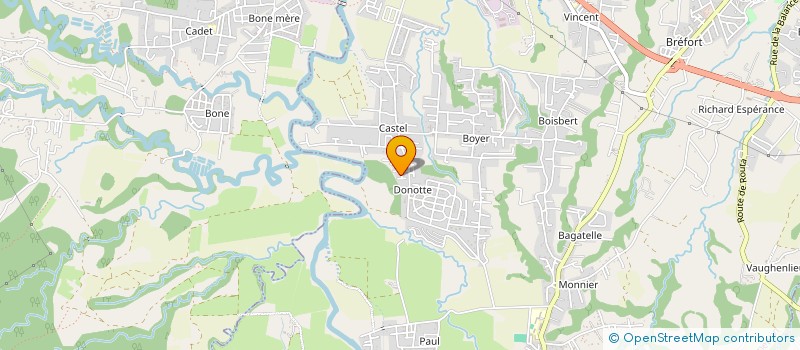 localisation de l'entreprise LE REGARD DE L'AME  LAMENTIN