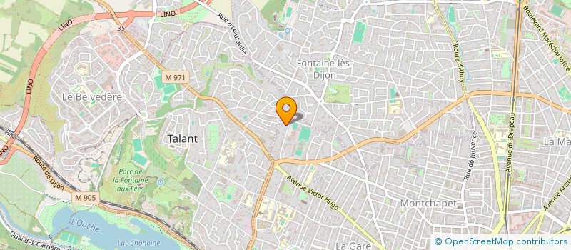 localisation de l'entreprise LE REGARD DE ZOE à DIJON