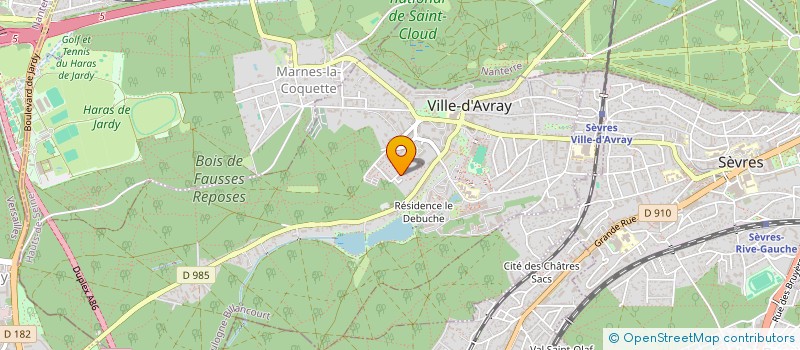 localisation de l'entreprise LE REGARD SONORE à VILLE-D'AVRAY