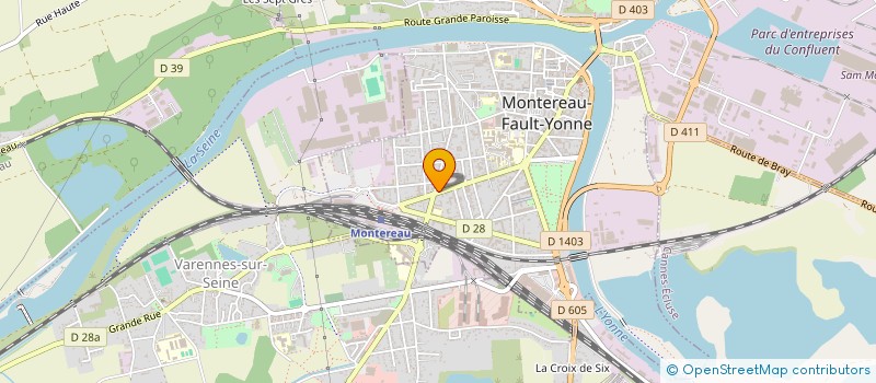 localisation de l'entreprise LE REGENCY à MONTEREAU-FAULT-YONNE