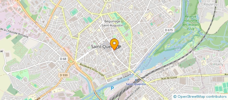 localisation de l'entreprise LE REGENT à SAINT-QUENTIN
