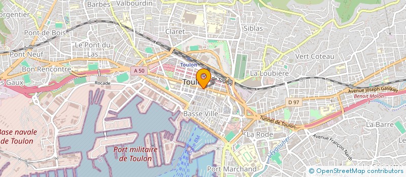 localisation de l'entreprise LE REGENT  TOULON