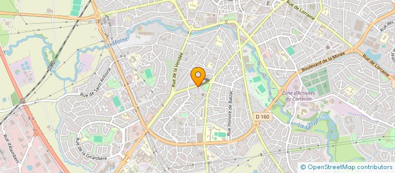 localisation de l'entreprise LE REGENT à CHOLET