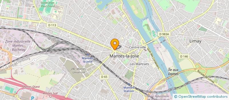 localisation de l'entreprise LE REGENT - PIZZA  MANTES-LA-JOLIE