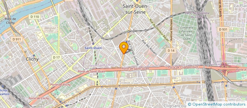 localisation de l'entreprise LE REGGAR à SAINT-OUEN-SUR-SEINE
