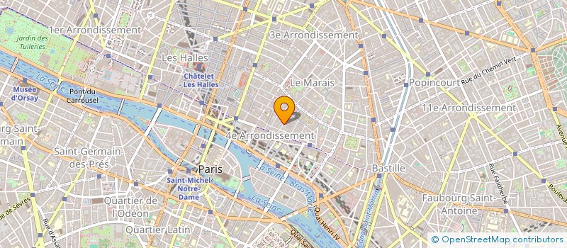 localisation de l'entreprise LE REGINA à PARIS