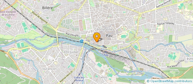 localisation de l'entreprise LE REGINA à PAU
