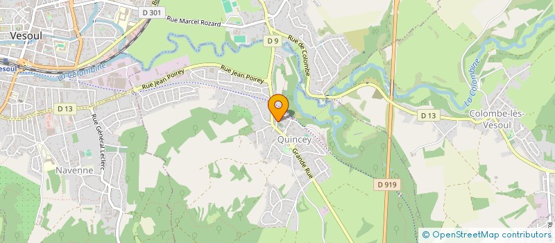 localisation de l'entreprise LE REGISSEUR.COM  NOROY-LE-BOURG