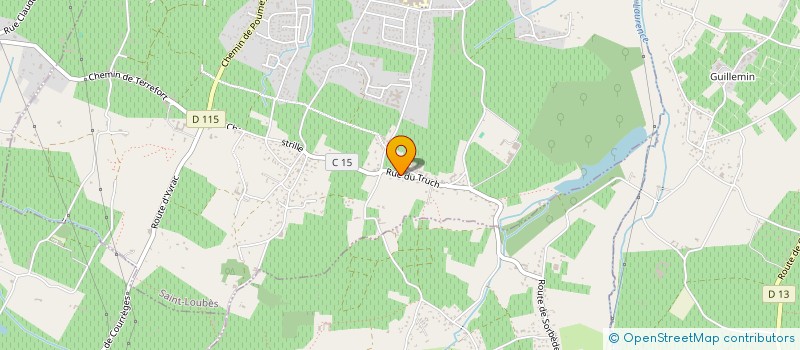 localisation de l'entreprise LE REGNE DES SPHYNX  SAINT-LOUBES