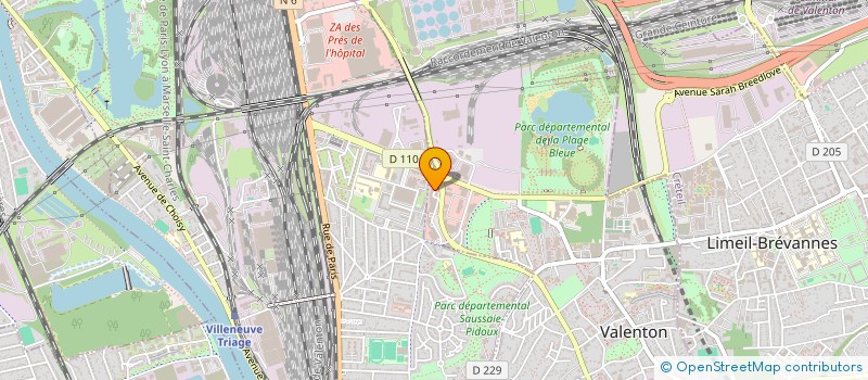 localisation de l'entreprise LE REINA à VALENTON