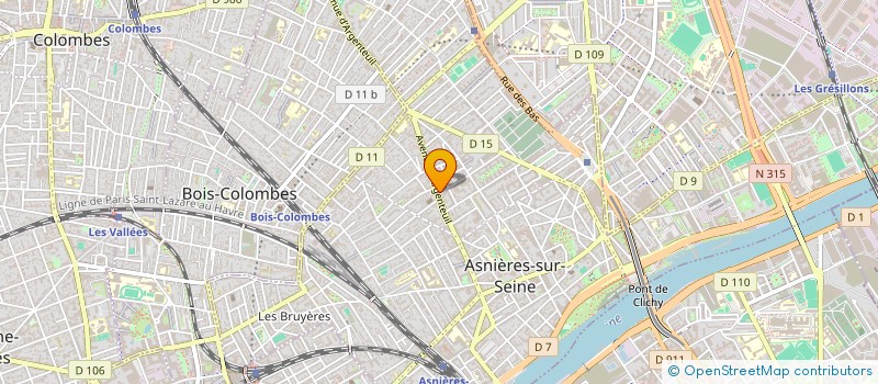 localisation de l'entreprise LE REINITAS  ASNIERES-SUR-SEINE