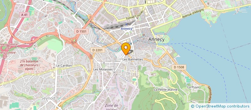 localisation de l'entreprise LE REJANE à ANNECY