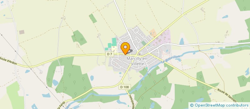 localisation de l'entreprise LE RELAIS 213 à MARCILLY-EN-VILLETTE