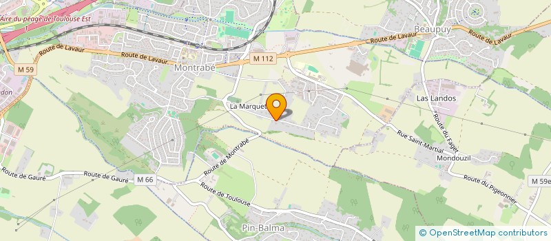 localisation de l'entreprise LE RELAIS 31  MONTRABE