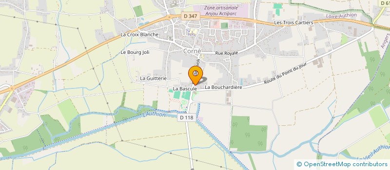 localisation de l'entreprise LE RELAIS  LOIRE-AUTHION