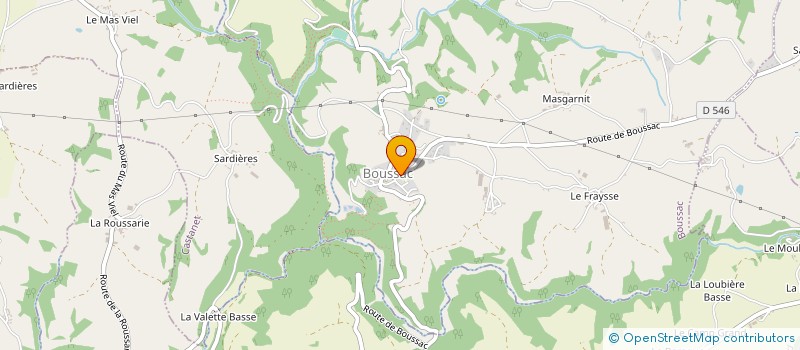 localisation de l'entreprise LE RELAIS  BARAQUEVILLE