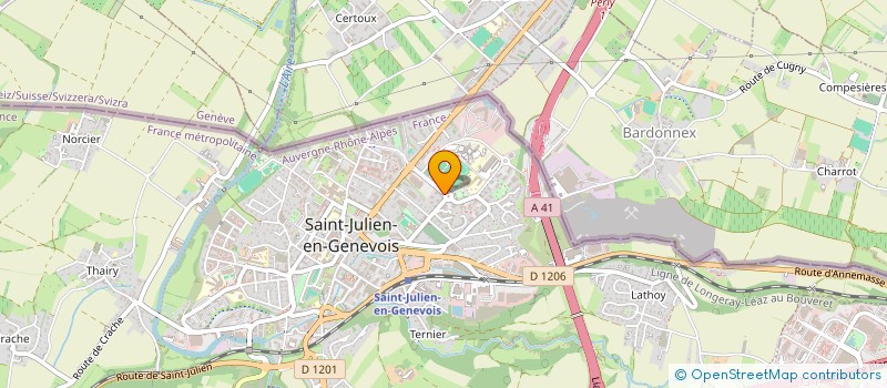 localisation de l'entreprise LE RELAIS  SAINT-JULIEN-EN-GENEVOIS