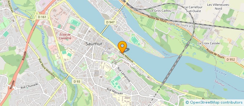 localisation de l'entreprise LE RELAIS  SAUMUR