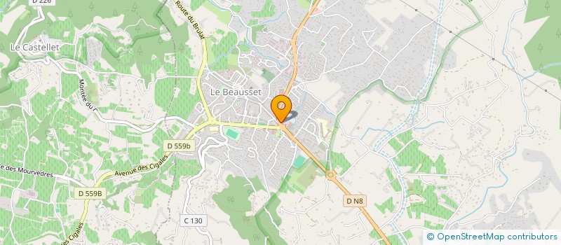 localisation de l'entreprise LE RELAIS  LE BEAUSSET