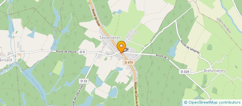 localisation de l'entreprise LE RELAIS  TASSENIERES