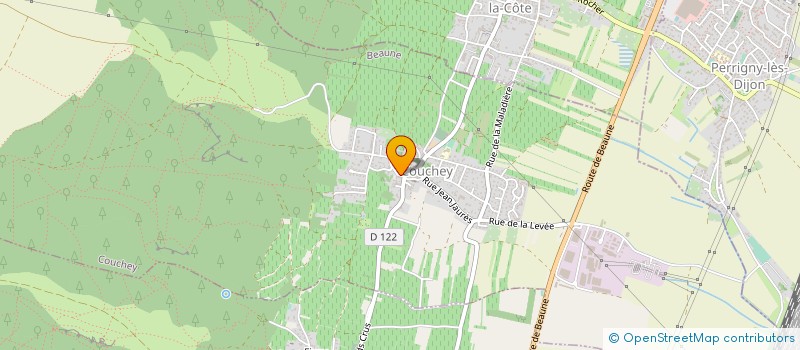 localisation de l'entreprise LE RELAIS  COUCHEY