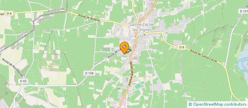 localisation de l'entreprise LE RELAIS  SAINTE-CECILE-LES-VIGNES