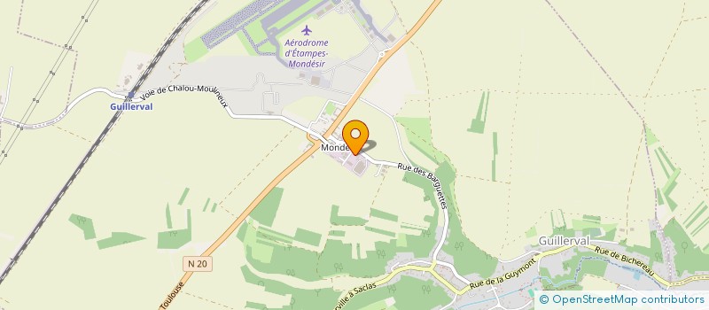 localisation de l'entreprise LE RELAIS  GUILLERVAL