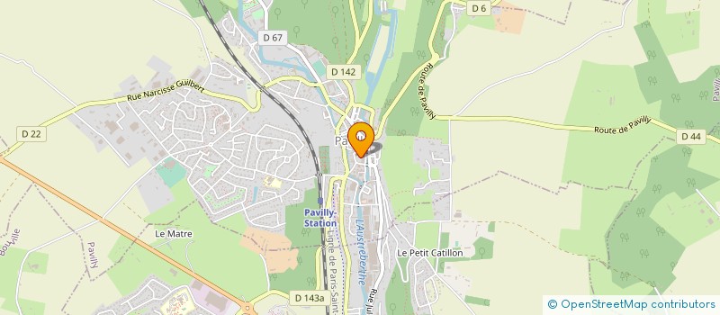 localisation de l'entreprise LE RELAIS à PAVILLY