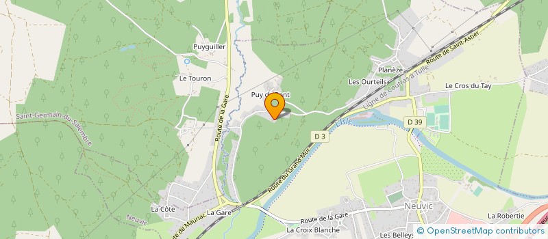 localisation de l'entreprise LE RELAIS  NEUVIC