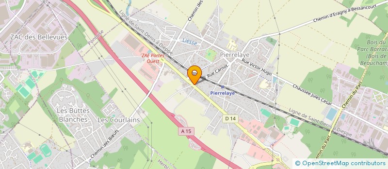 localisation de l'entreprise LE RELAIS  PIERRELAYE