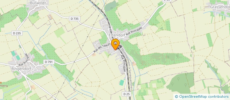 localisation de l'entreprise LE RELAIS  ETTENDORF