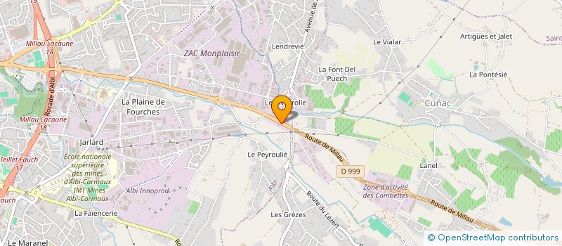 localisation de l'entreprise LE RELAIS ANDALOU à ALBI