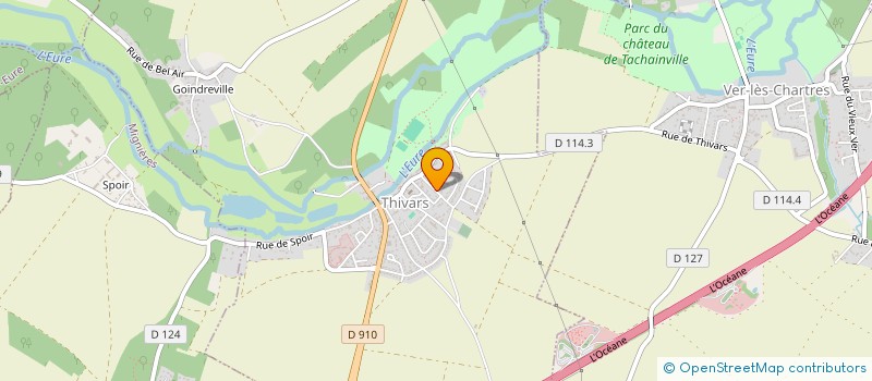 localisation de l'entreprise LE RELAIS BEAUCERON à MIGNIERES
