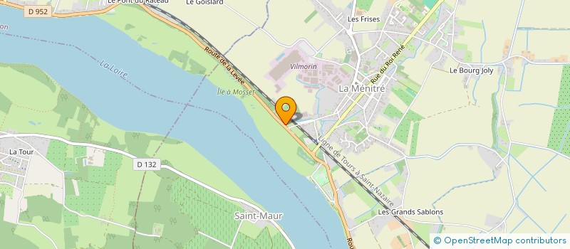 localisation de l'entreprise LE RELAIS BELLEVUE  LA MENITRE