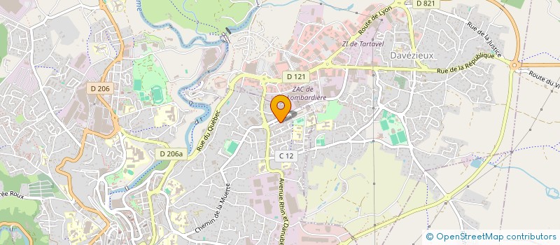 localisation de l'entreprise LE RELAIS BLEU à SAINT-MARCEL-LES-ANNONAY